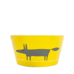 Scion Living Mr Fox Bowl - Yellow & Charcoal
