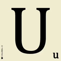 Scrabble Letter U Placemat