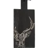 Selbrae House Large Slate Serving Paddle - Stag Prince