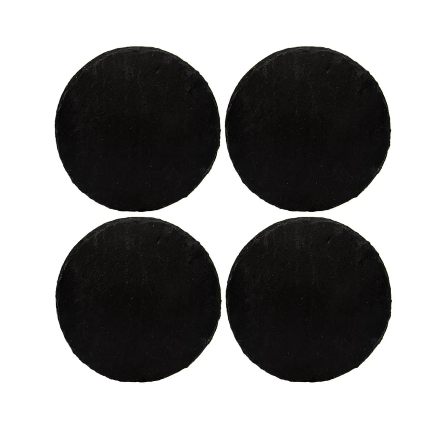 Selbrae House Set of 4 Slate Coasters - Round