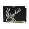 Selbrae House Slate Cheese Board & Knife Set - Stag