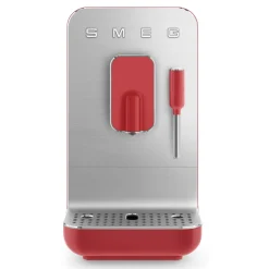 Smeg BCC02 Automatic Bean-to-Cup Coffee Machine - Matte Red