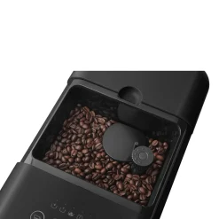 Smeg BCC12BLMUK Bean To Cup Coffee Machine with Steam Wand - Matte Black