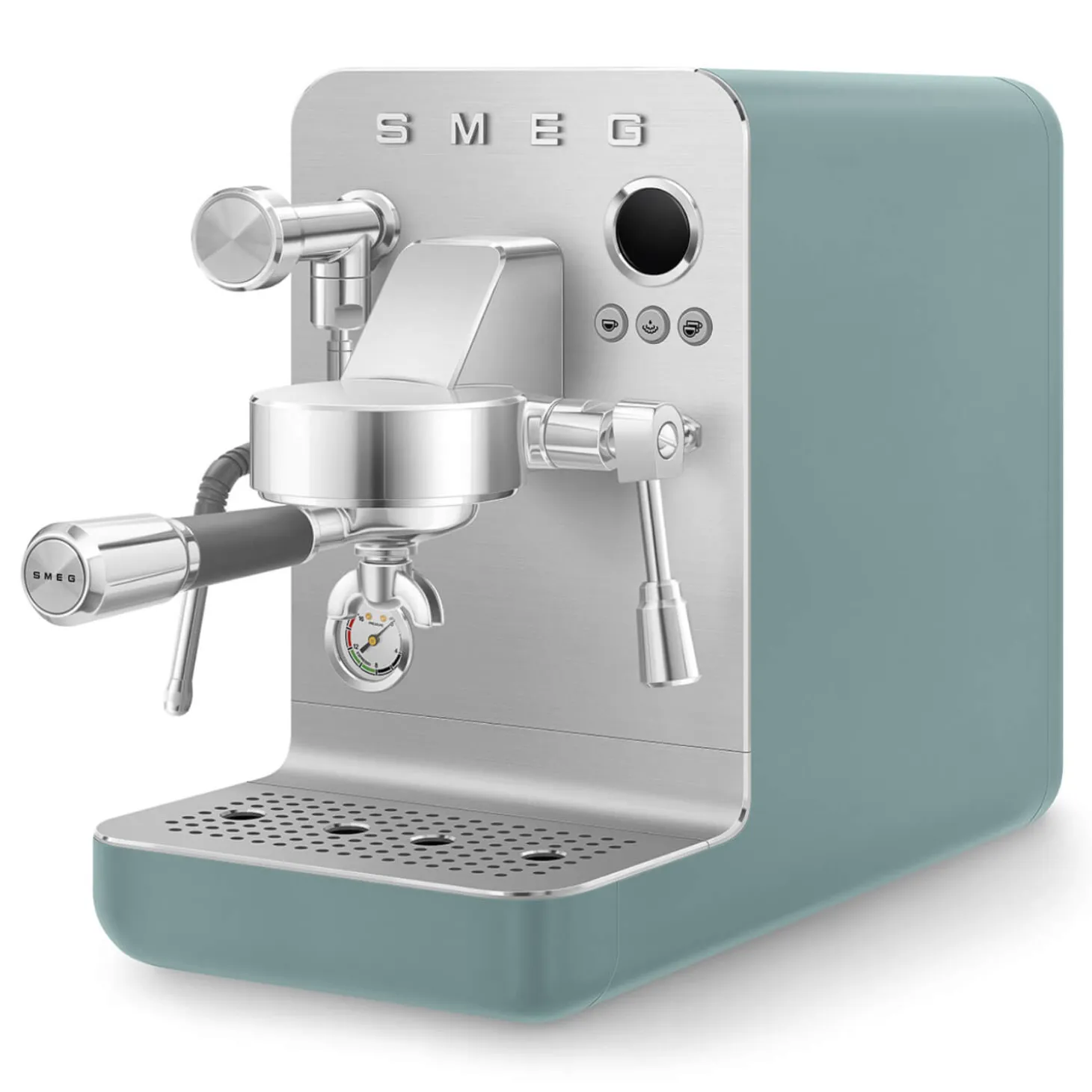 Smeg EMC02EGMUK Mini Pro Espresso Coffee Machine - Matte Emerald Green
