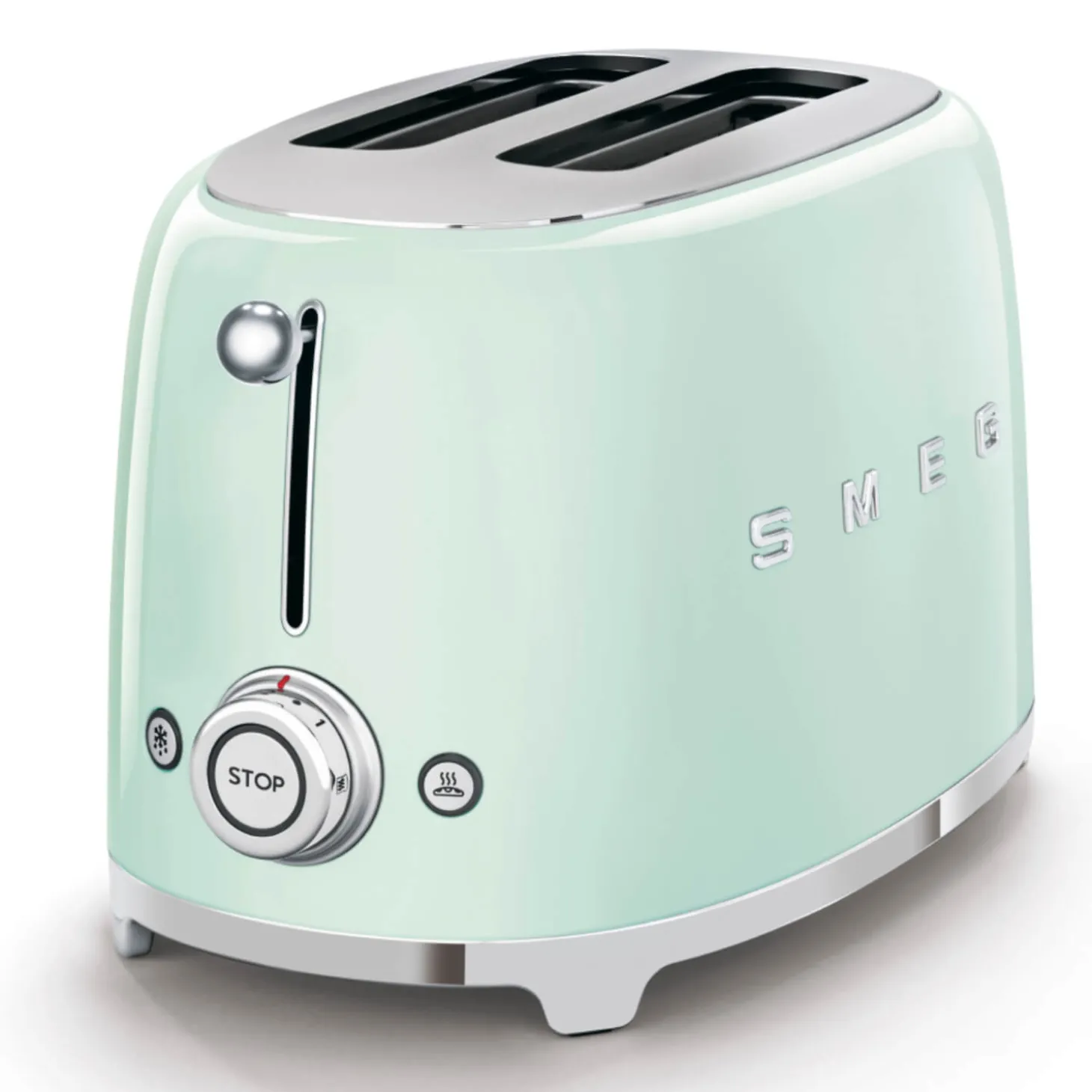 Smeg Jug Kettle & 2 Slice Toaster Set - Pastel Green