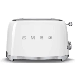 Smeg Jug Kettle & 2 Slice Toaster Set - White