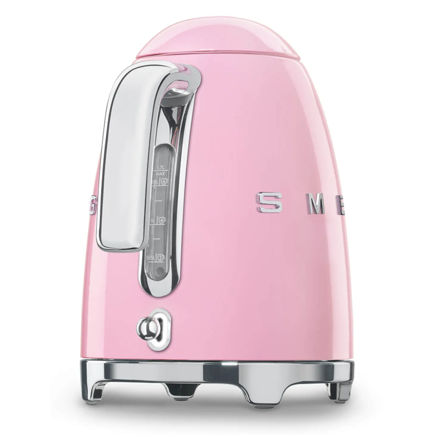 Smeg Jug Kettle & 4 Slice Toaster Set - Pink