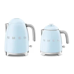 Smeg Mini Kettle & 2 Slice Toaster Set - Pastel Blue