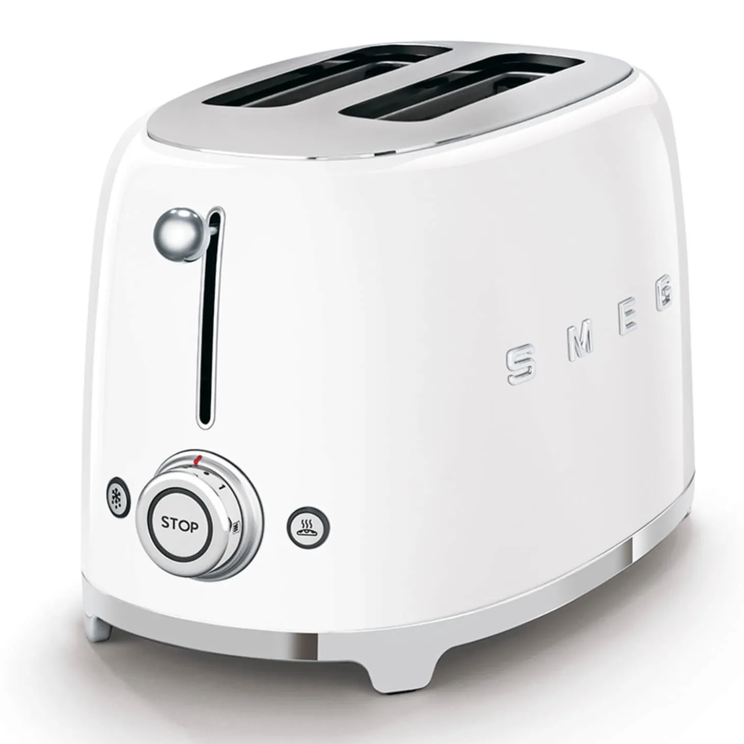 Smeg Mini Kettle & 2 Slice Toaster Set - White