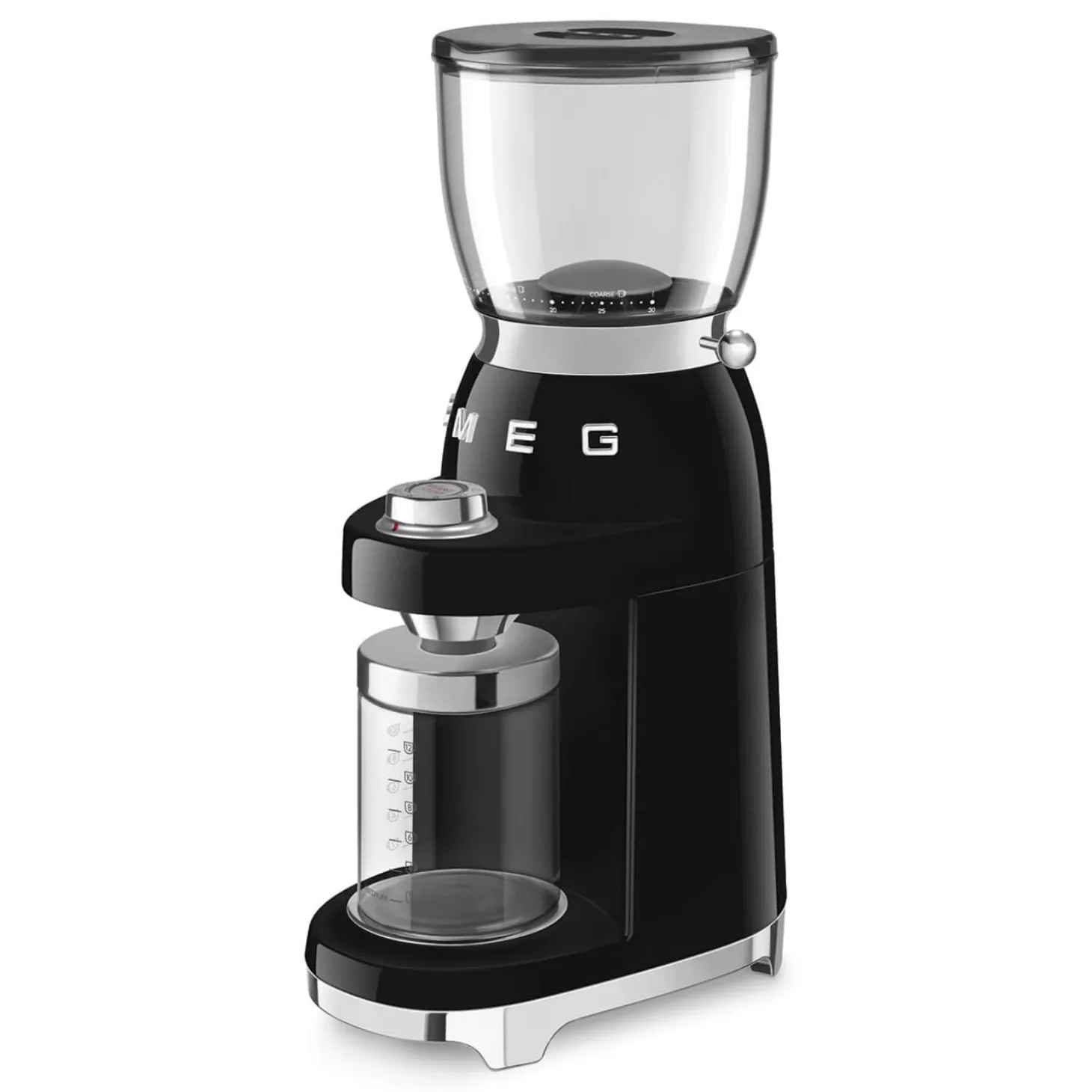 Smeg 50's Style Retro CGF11 Coffee Grinder - Gloss Black