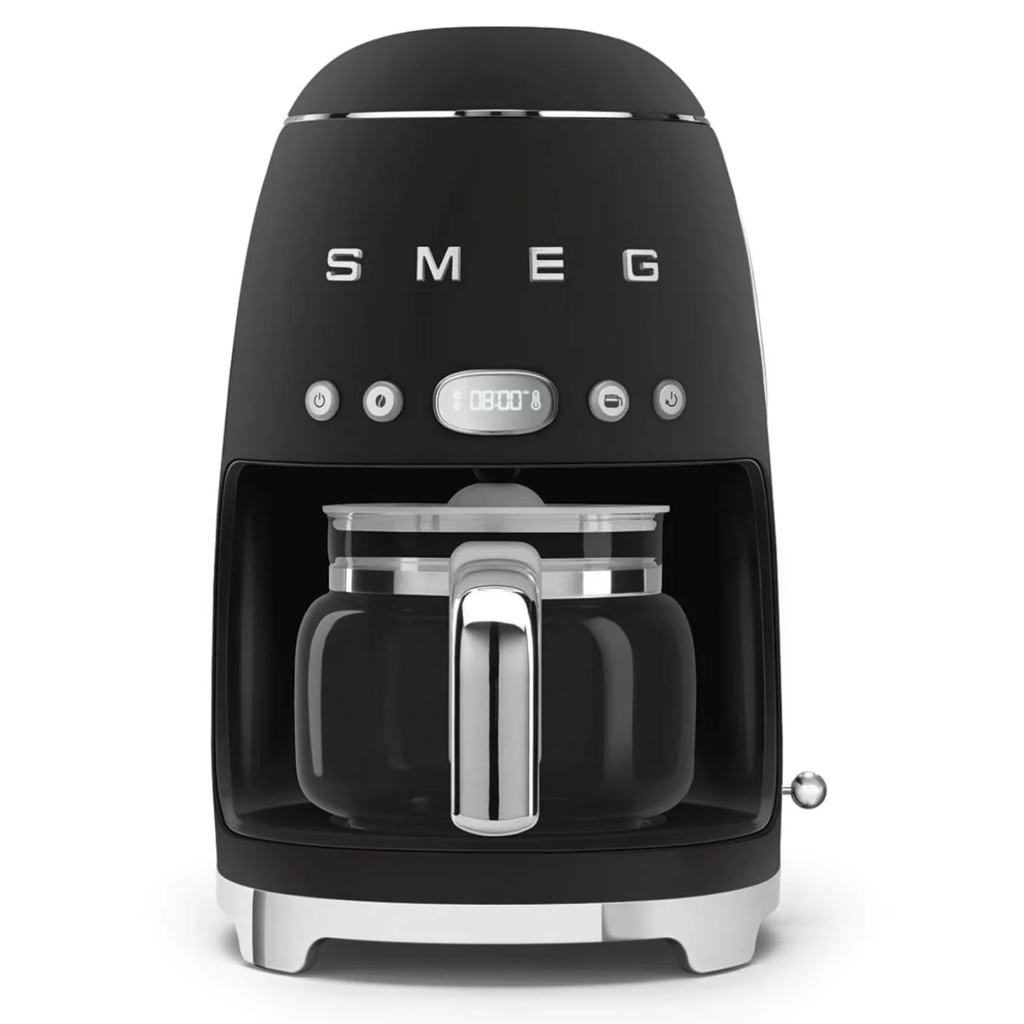 Smeg 50's Style Retro DCF02 Drip Filter Coffee Machine - Matte Black