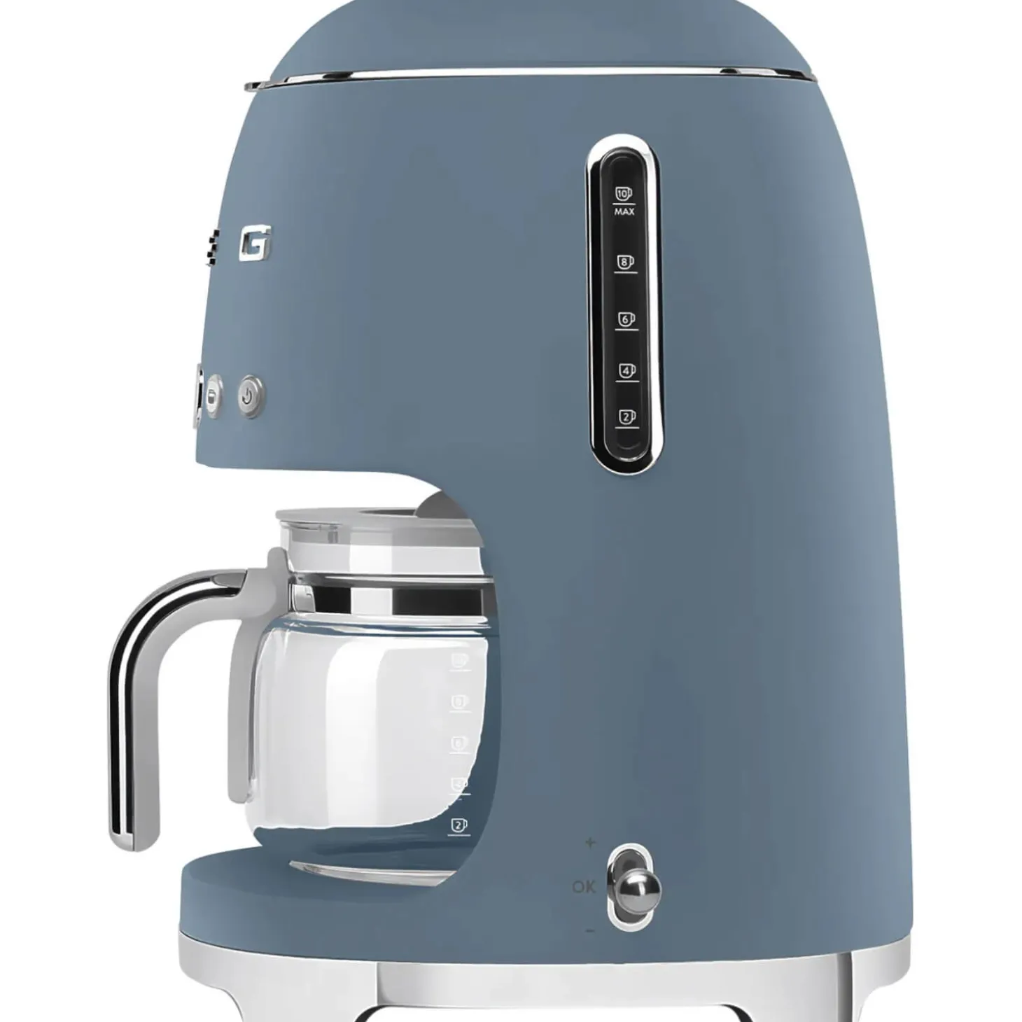 Smeg 50's Style Retro DCF02 Drip Filter Coffee Machine - Matte Storm Blue