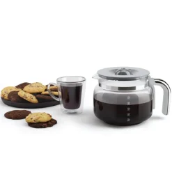 Smeg 50's Style Retro DCF02 Drip Filter Coffee Machine - White