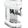 Smeg 50's Style Retro ECF02 Espresso Coffee Machine - White
