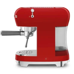 Smeg 50's Style Retro ECF02 Espresso Coffee Machine - Red