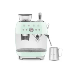 Smeg 50s Style Retro EGF03 Bean-to-Cup Espresso Coffee Machine - Pastel Green