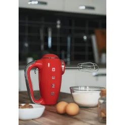 Smeg 50's Style Retro HMF01 Hand Mixer - Red