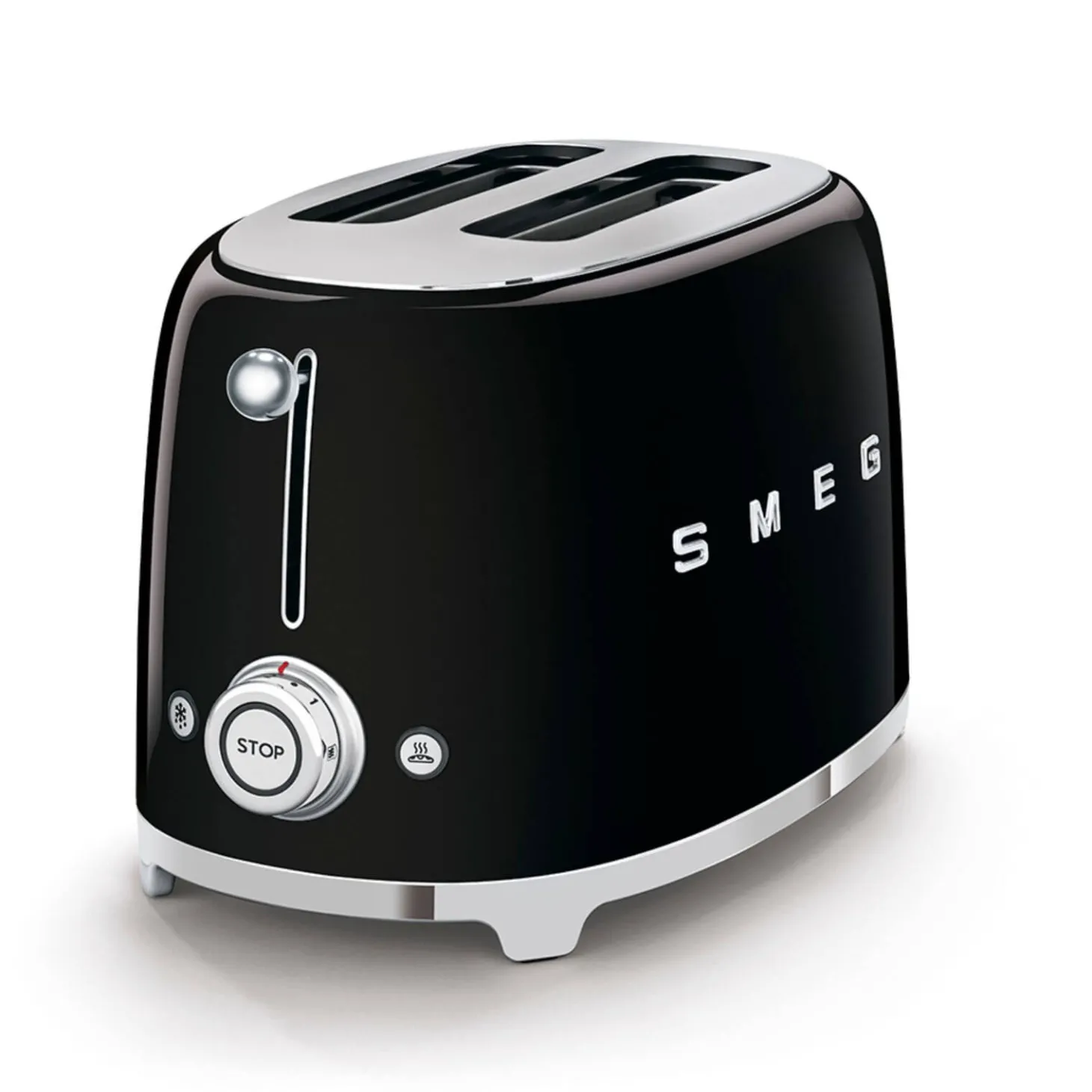 Smeg 50's Style Retro TSF01 2 Slice Toaster - Black