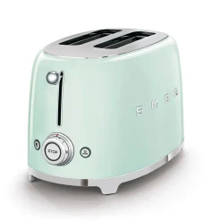 Smeg 50's Style Retro TSF01 2 Slice Toaster - Pastel Green