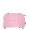 Smeg 50's Style Retro TSF01 2 Slice Toaster - Pink