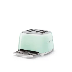 Smeg 50's Style Retro TSF03 4 Slice Toaster - Pastel Green