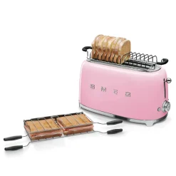 Smeg 50's Style Retro TSF03 4 Slice Toaster - Pink