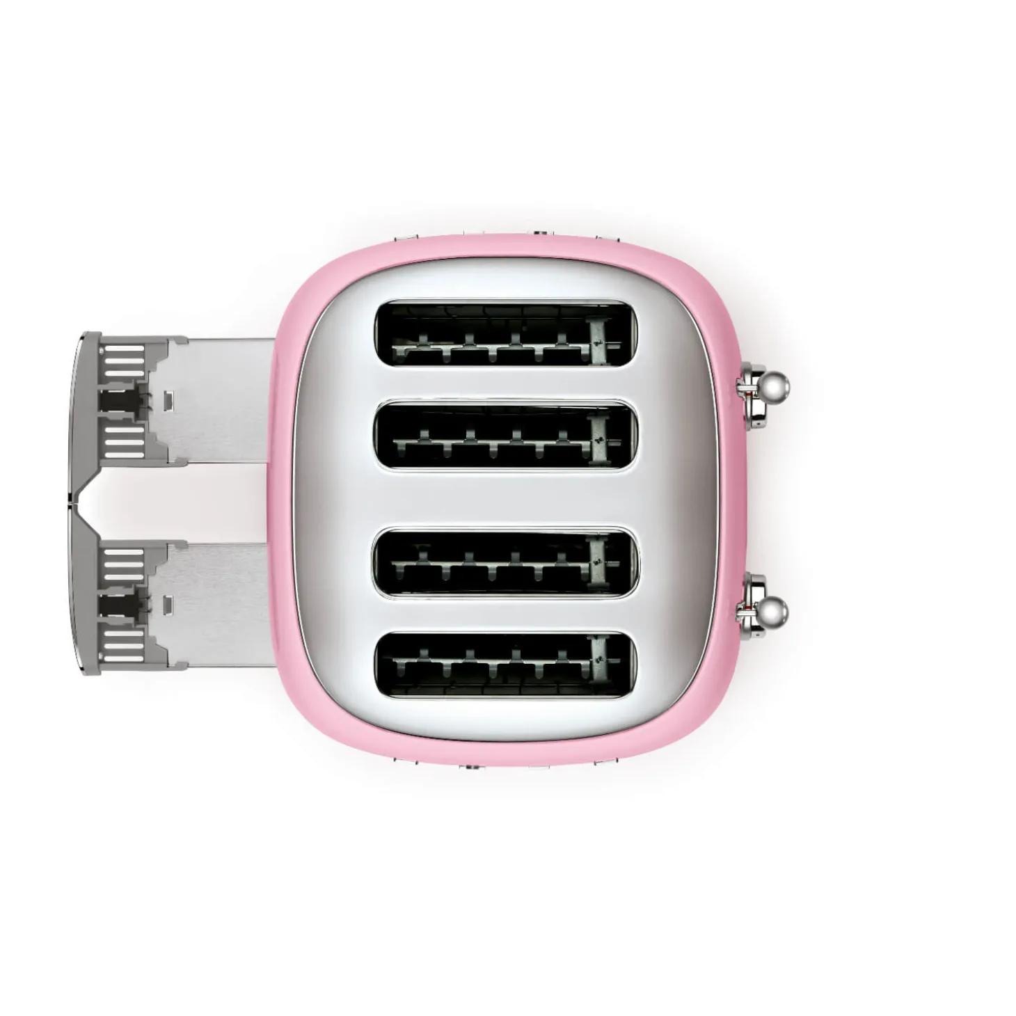 Smeg 50's Style Retro TSF03 4 Slice Toaster - Pink