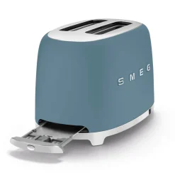 Smeg 50's Style Retro TSF01 2 Slice Toaster - Matte Storm Blue