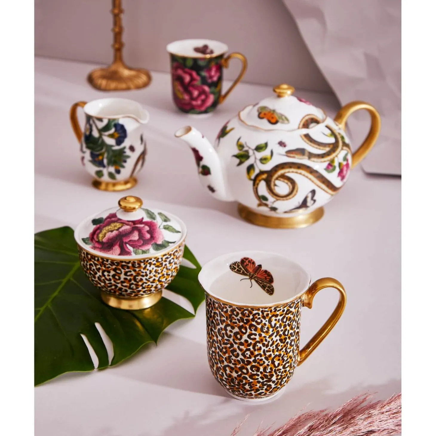 Spode Creatures of Curiosity Mug - Leopard Print