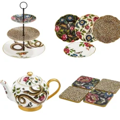 Spode Creatures Of Curiosity 4 Piece Serveware Gift Set