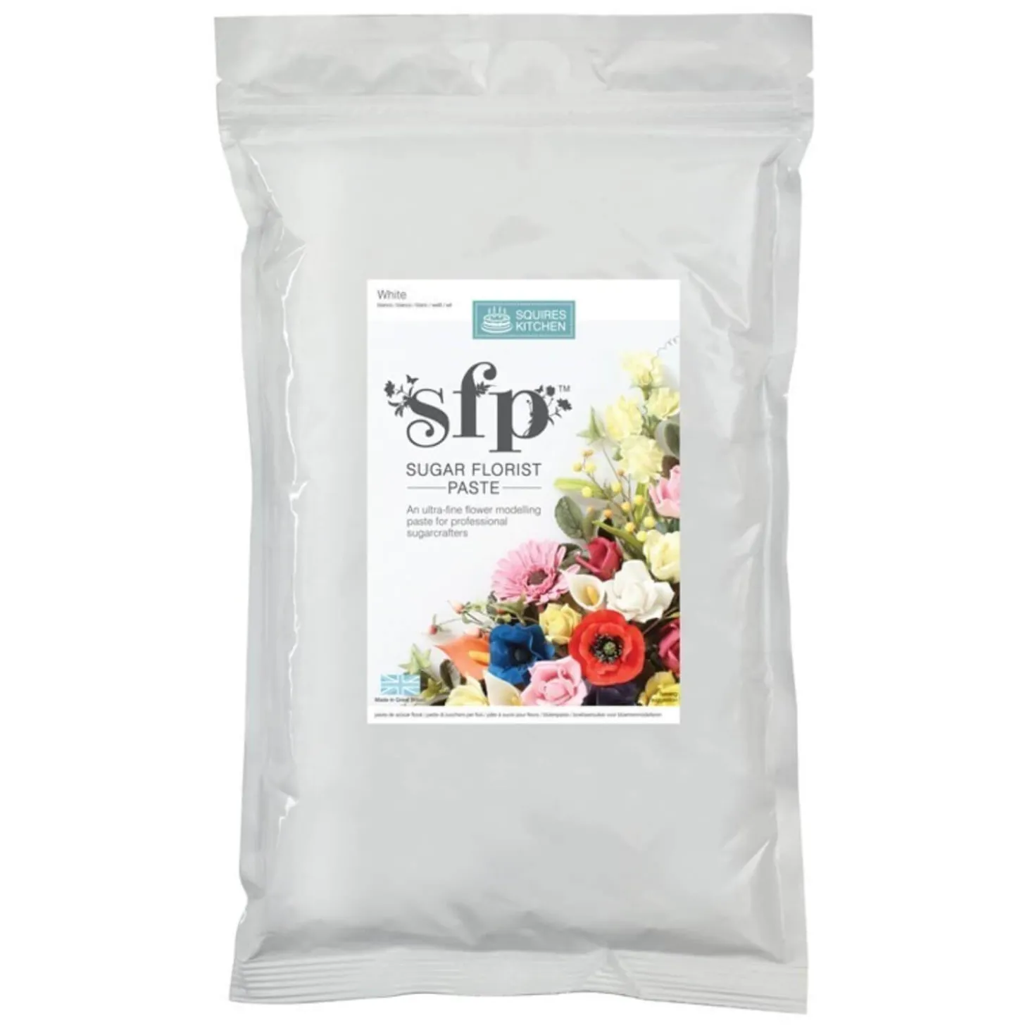 Squires Sugar Florist Paste - White