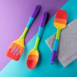 Taylor's Eye Witness Silicone Spatula Spoon - Rainbow