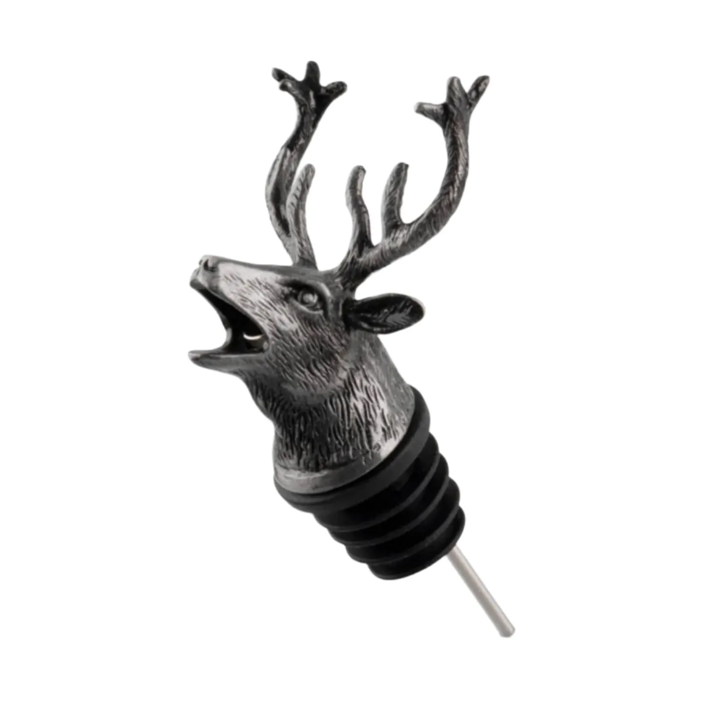 Taylor's Eye Witness Taproom Stag Bottle Pourer - Pewter