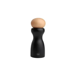 T&G Sphere Pepper Mill With Beech Top - Black