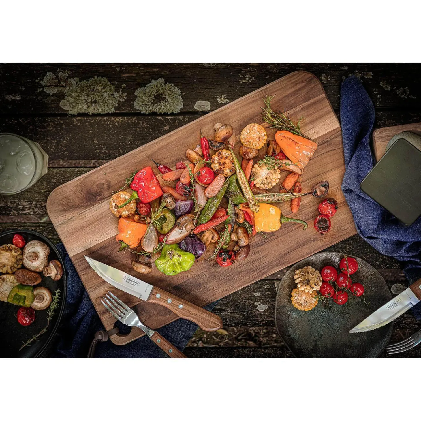 Tramontina Churrasco 4-Piece Jumbo Steak Knife Set