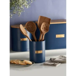 Typhoon Living Bread Bin - Otto Navy