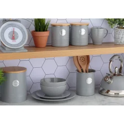 Typhoon Living 3 Piece Canister Set - Grey