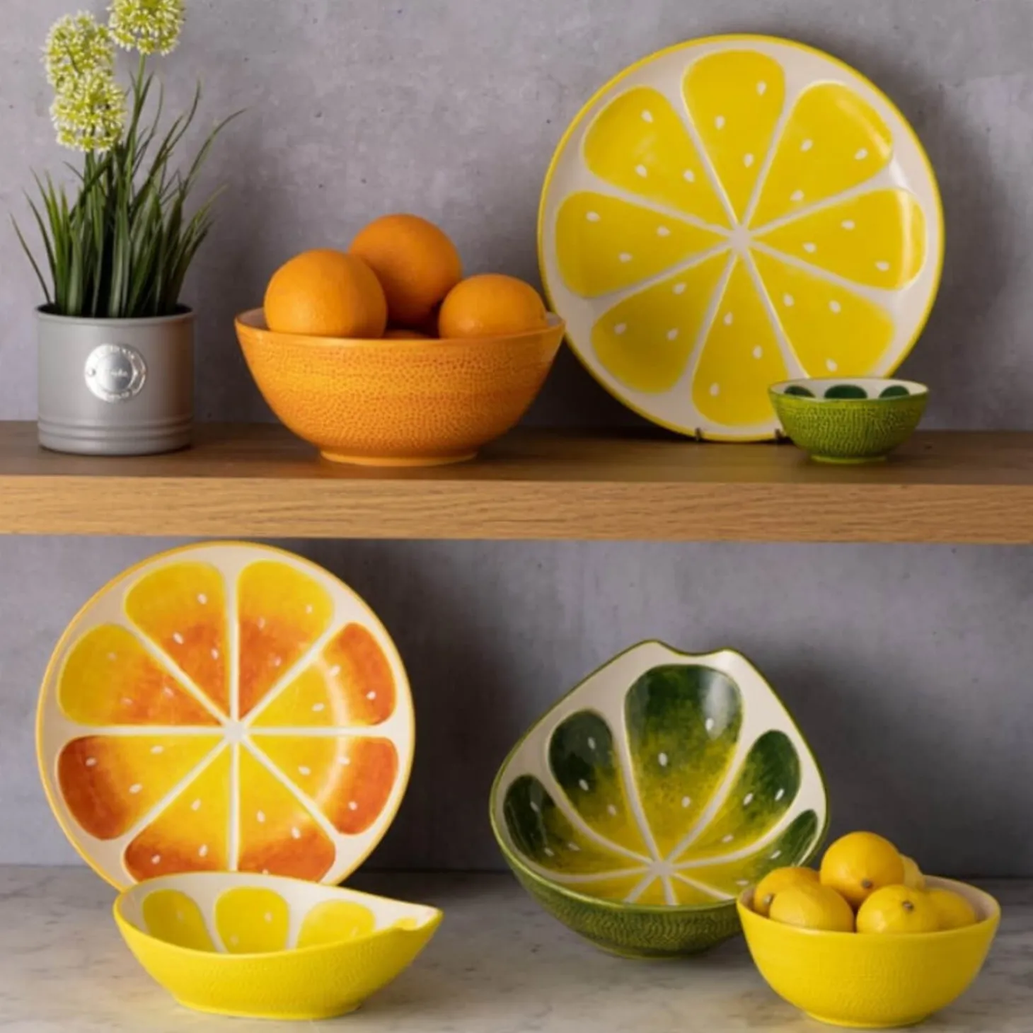 Typhoon World Foods Oval Lemon Bowl