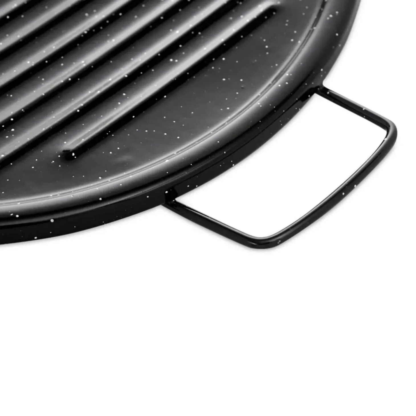 Vaello Enamel Coated Ridged Grill Pan - 36cm
