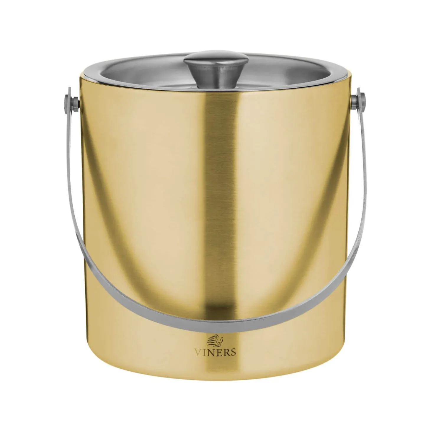 Viners Barware Double Walled Ice Bucket - Gold