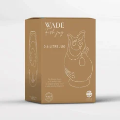 Wade Fish Earthenware 0.6 Litre Gluggle Jug - Agave