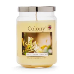 Wax Lyrical Colony Large Scented Candle Jar - Sweet Honeysuckle