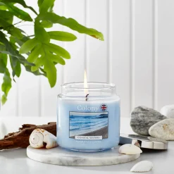 Wax Lyrical Colony Medium Scented Candle Jar - Coastal Waters