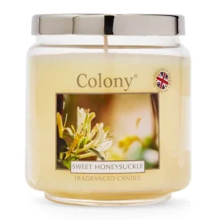 Wax Lyrical Colony Medium Scented Candle Jar - Sweet Honeysuckle