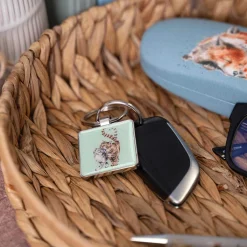Wrendale Designs by Hannah Dale Key Ring - Feline Good