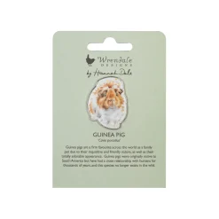 Wrendale Designs by Hannah Dale Pin Badge - Grinny Pig - Guinea Pig