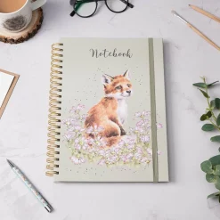 Wrendale Designs by Hannah Dale A4 Notebook - Make My Daisy - Fox