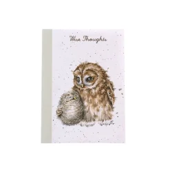 Wrendale Designs by Hannah Dale A6 Notebook - Owlways By Your Side