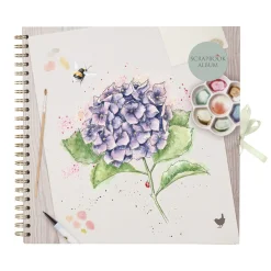 Wrendale Designs by Hannah Dale Scrapbook Album - Hydrangea