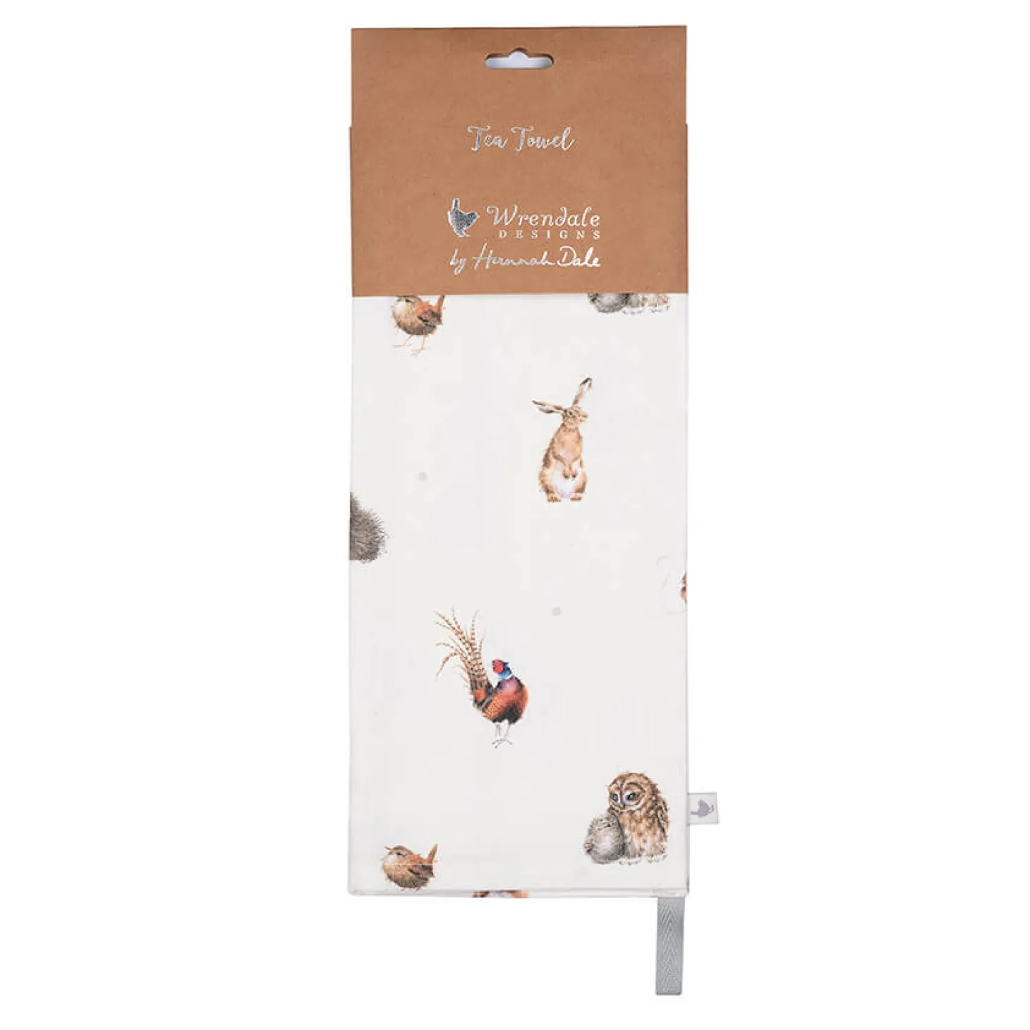 Wrendale Designs by Hannah Dale 100% Cotton Tea Towel - Woodlanders